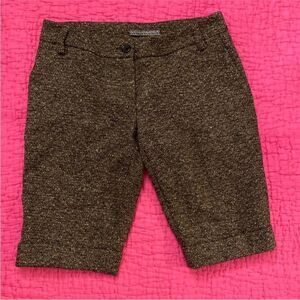 Lui Jo  Brown Tweed Women Shorts, US4